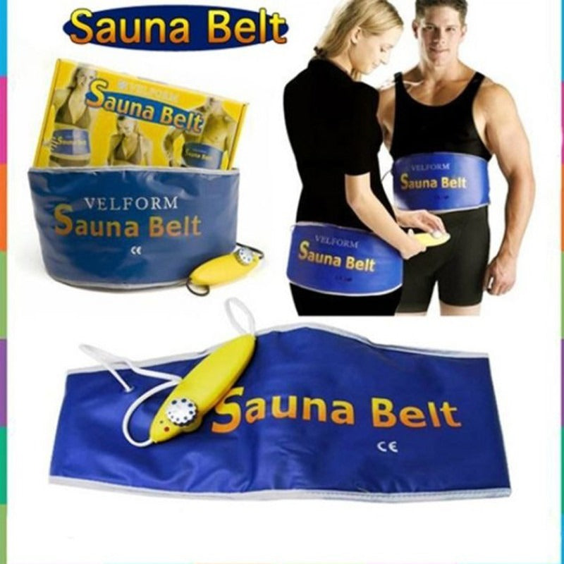 VELFORM Sauna Belt – Adjustable Slimming & Weight Loss Body Shaper with Heat Therapy