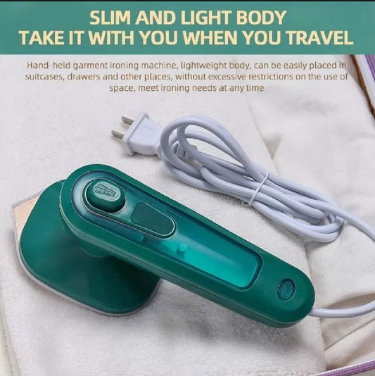 Professional Micro Steam Iron | Handheld Portable Garment Steamer for Clothes | Quick Heat-Up Mini Household Ironing Machine