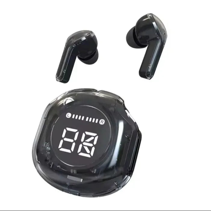 Air 39 Earbuds wireless Transparent airpods Air39 Bluetooth Gaming EARBUDS LED Display Super Bass HD sound Quality Trendy earphone Latest Technology Water Proof HD Calling TWS Technology Sports Headphone